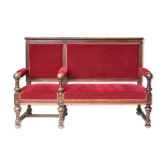 Louis XIV style bench by Guillaume GROHE (1808-1885)