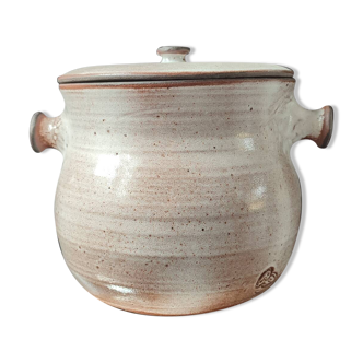 Ceramic soup pot La Hulotte, Ateliers Pierlot, Ratilly