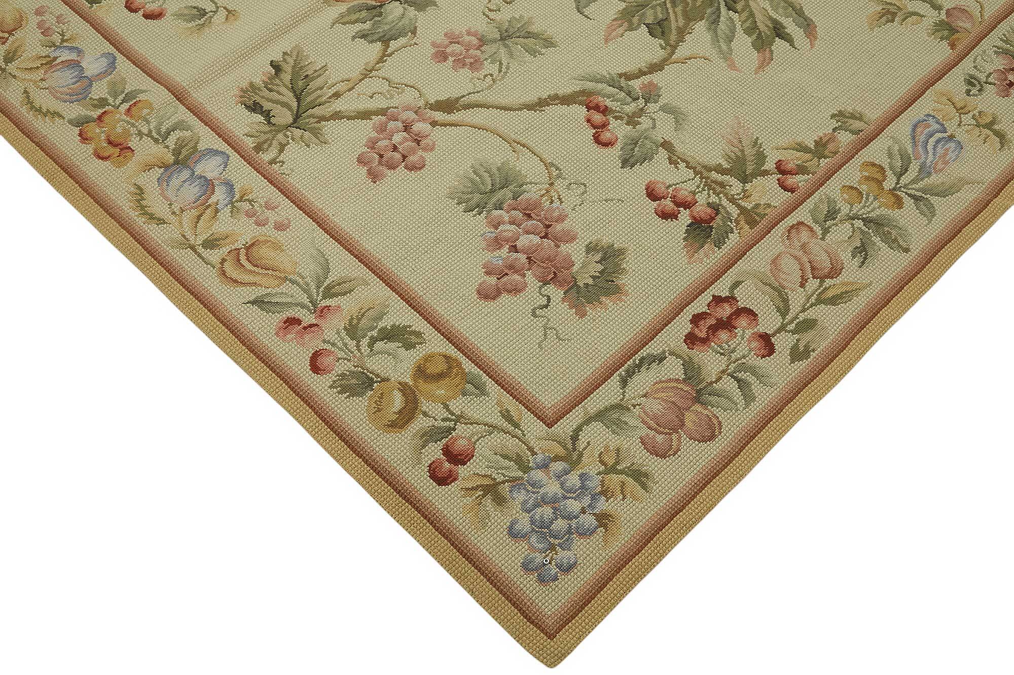 Handmade Vintage Flatweave Needlepoint Kilim 185 cm x 280 cm