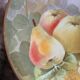 Large decorative antique porcelain plate