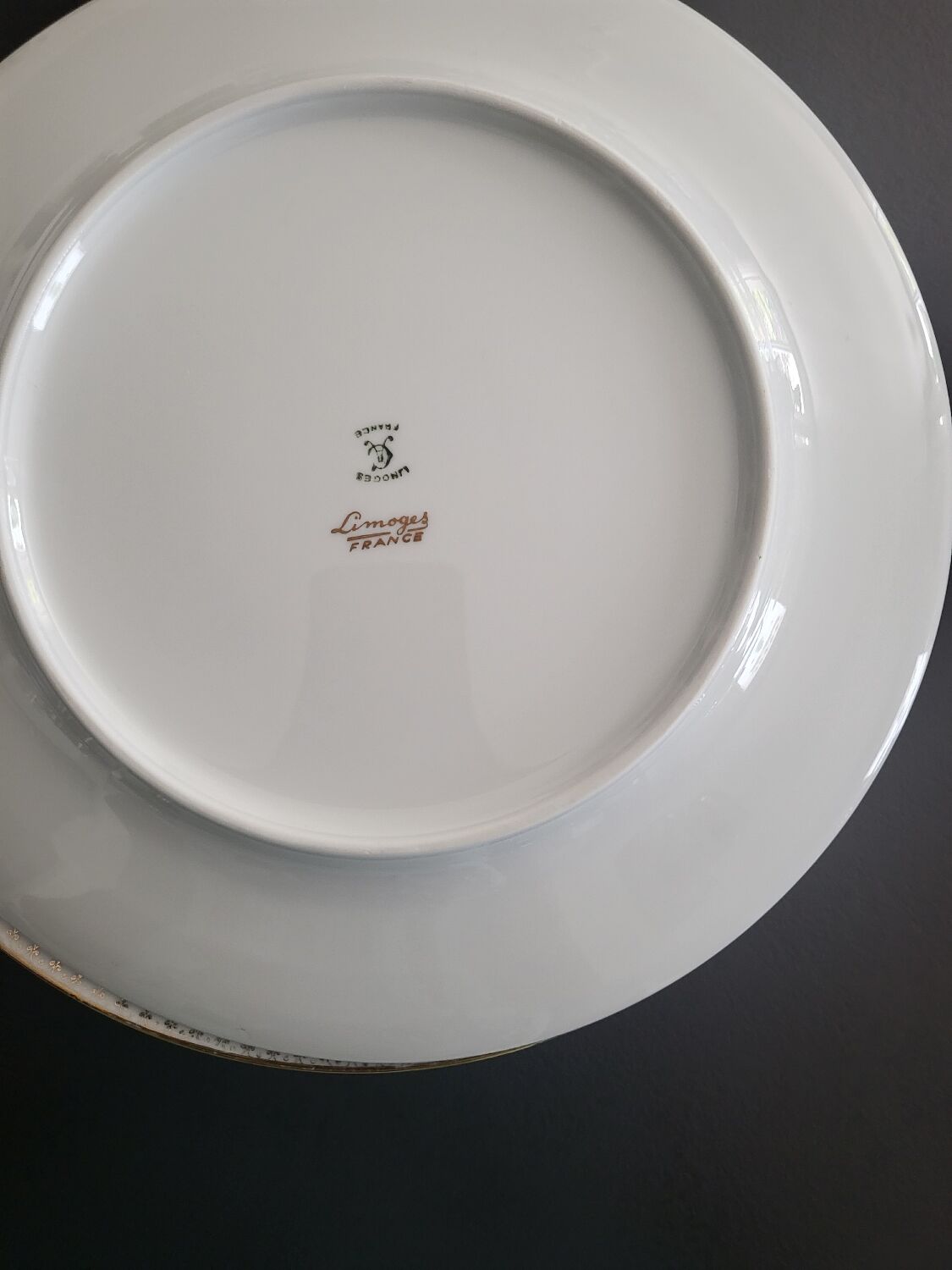 Lot de 7 assiettes limoges france ca