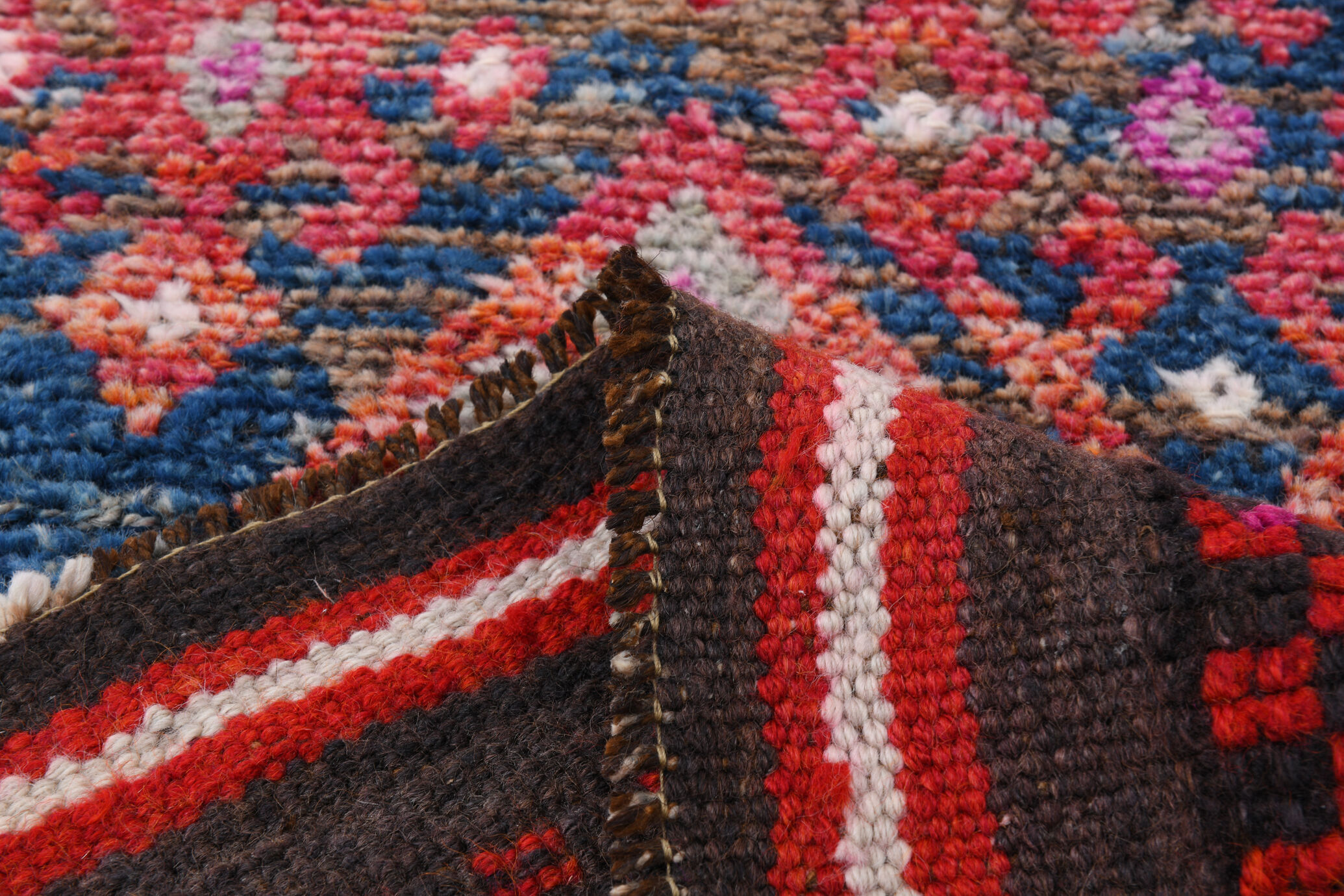 3x9 Vintage Antique Runner Rug, 76x283Cm