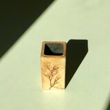 Pair of ceramic vases by Raymonde Leduc, Vallauris 60s