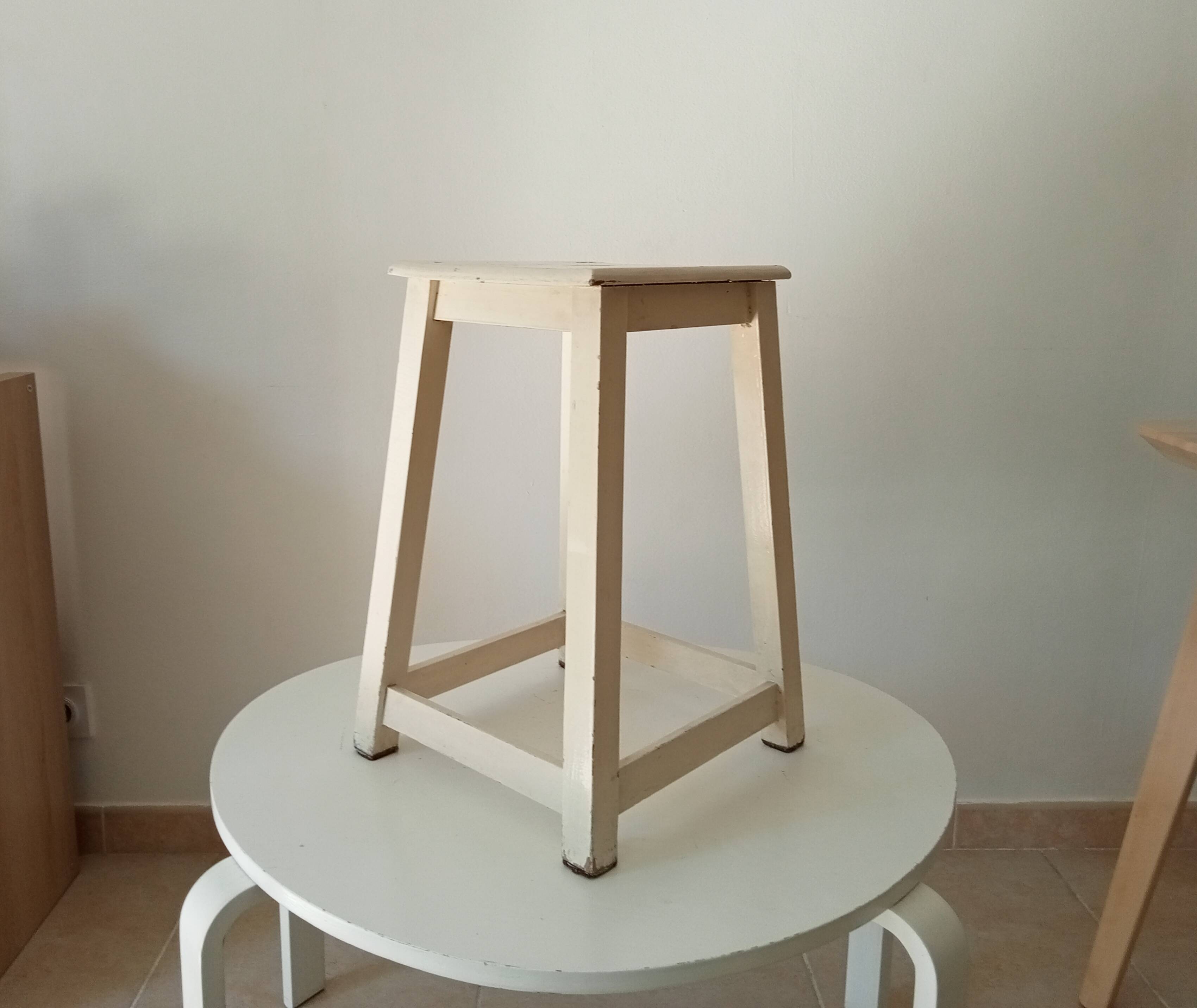 Vintage wooden stool