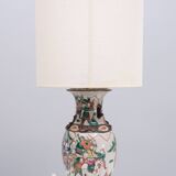 Lampe de table en faïence de Nankin Chine années 1890