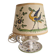 Petite Lampe En Faience Martres Tolosane Signé Matet
