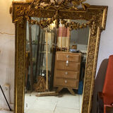 Miroir Louis XVI ancien or 87x142cm