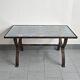 Vintage stained glass coffee table 1960