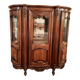 Argentier trois portes dont 2 arrondies, style régence.