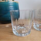 Set of two water glasses or whisky