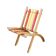 Folding wooden children's chair