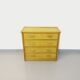 Vintage rattan and rattan chest of drawers from the 70s