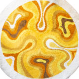 Yellow "Amoebe" Carpet from Desso, 1970