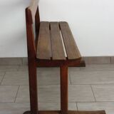 Rustic School Bench, 1950s