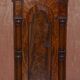 Paire de Grands Cabinets Latéraux William IV 1830 en Bois Massif Flammé avec Tiroirs