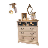Commode fleurie