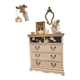 Flowered chest of drawers
