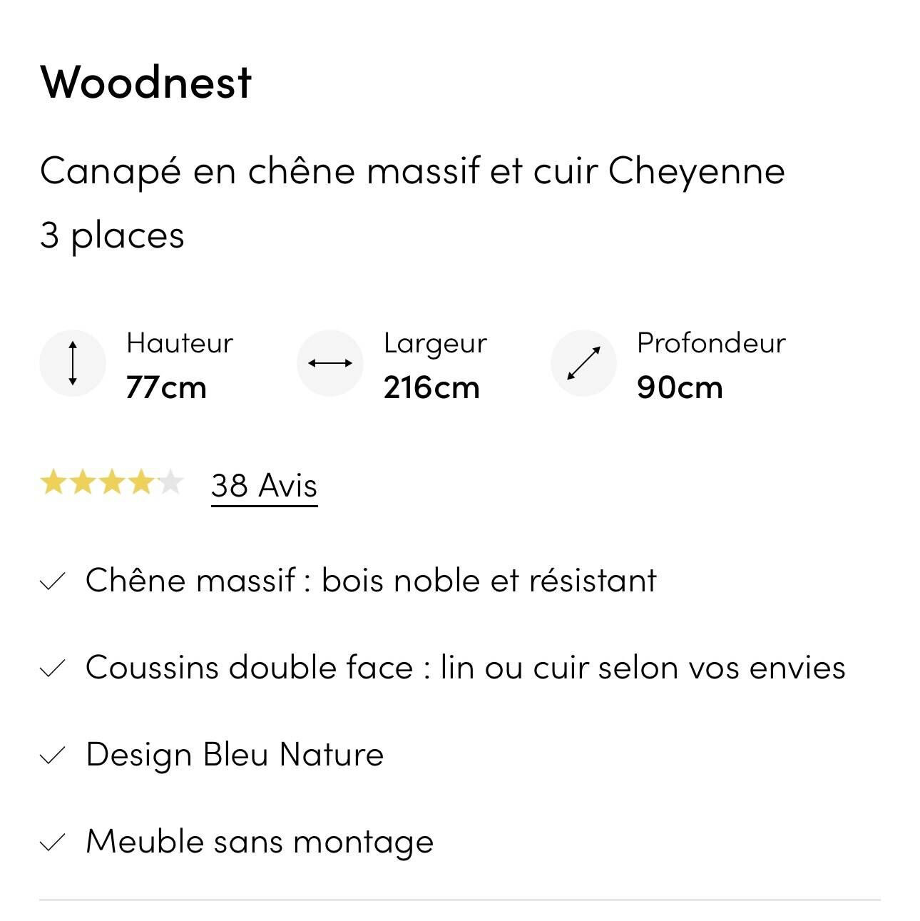 TIKAMOON Cheyenne Sofa