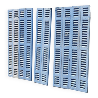 Pair of Blue Shutters/Blinds - Late 19th Century