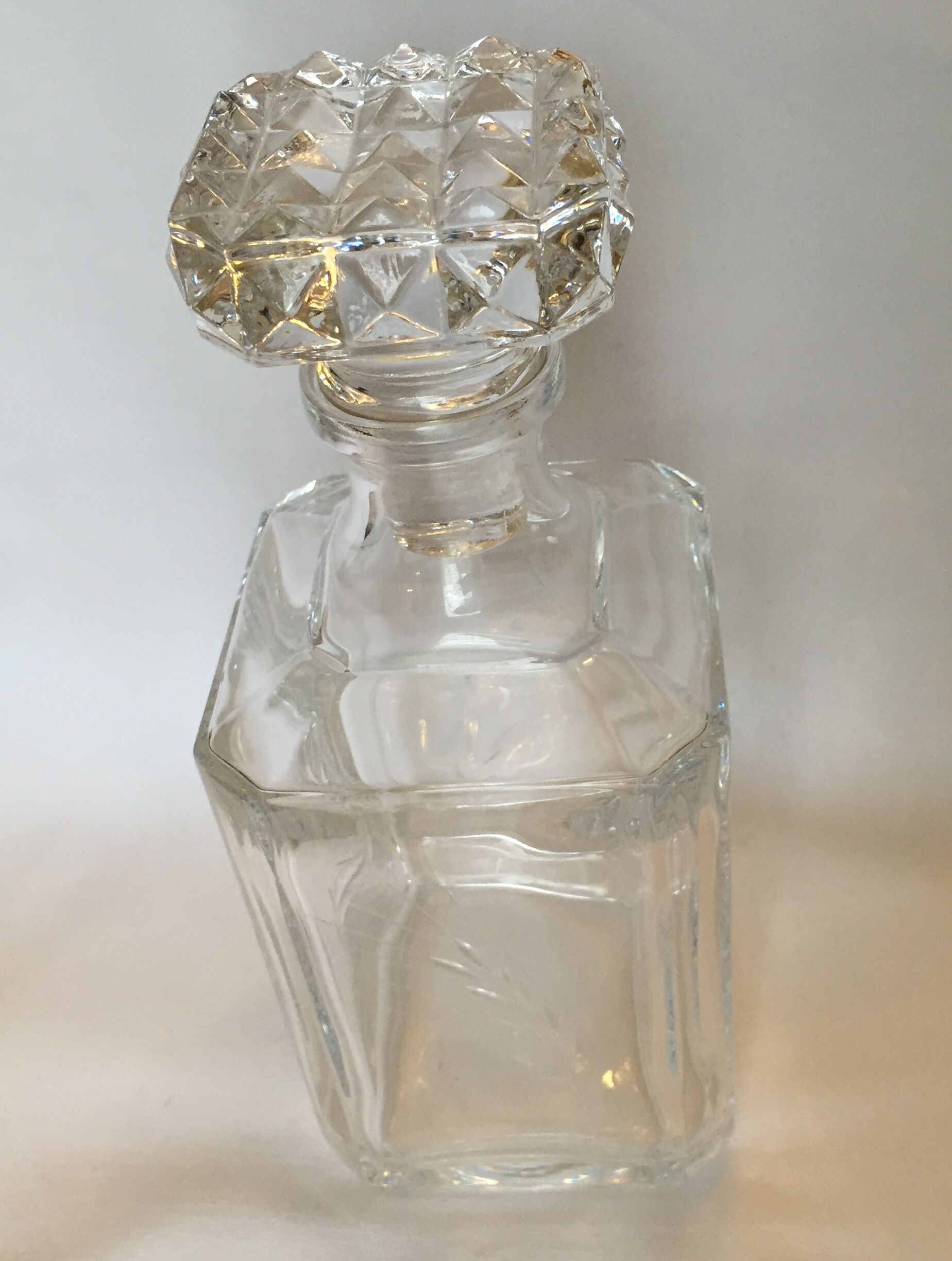 Crystal whiskey decanter