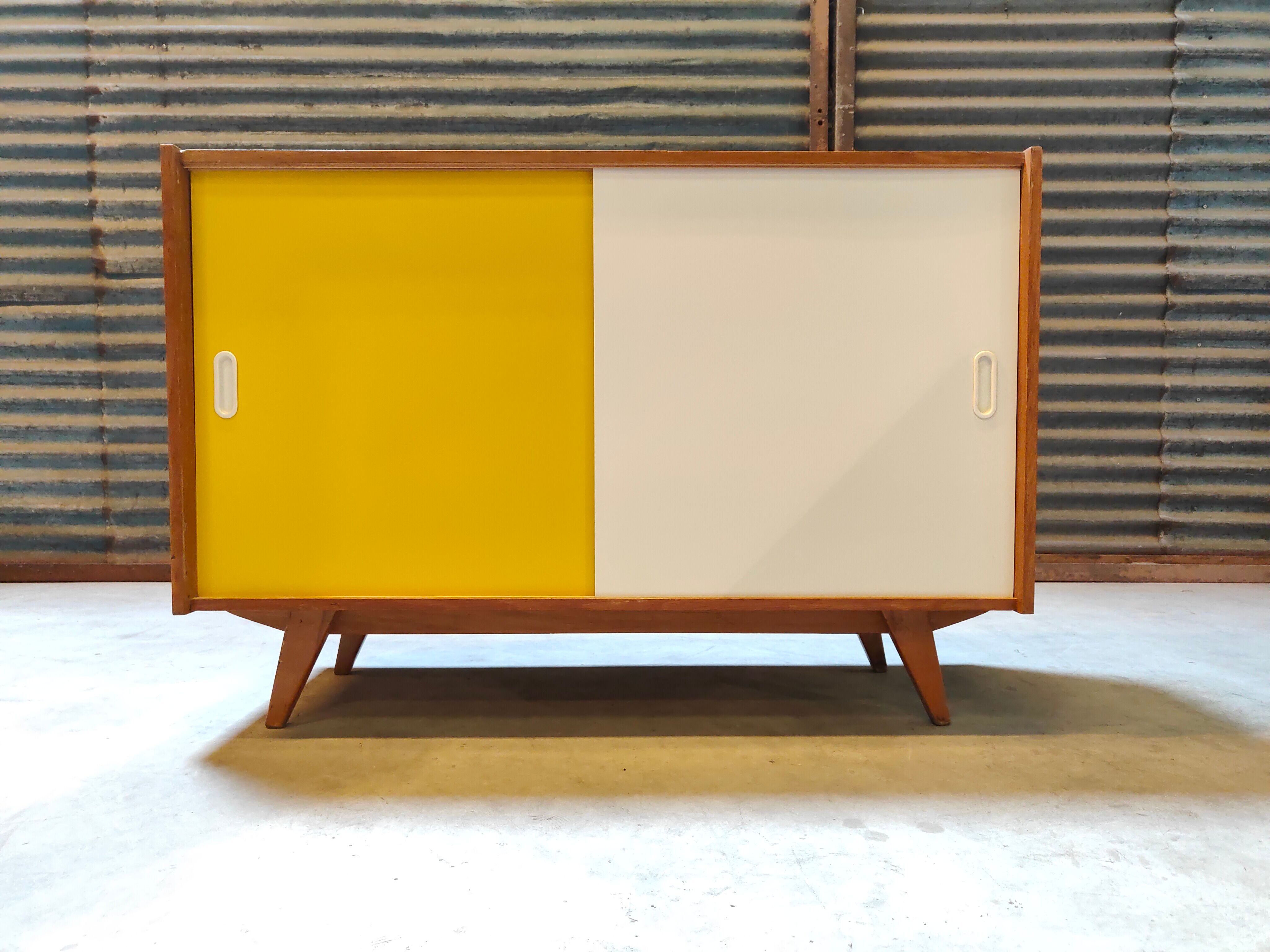 Buffet U 452 Yellow by Jiri Jiroutek for Interier Praha 1960