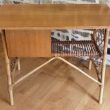 Rattan desk