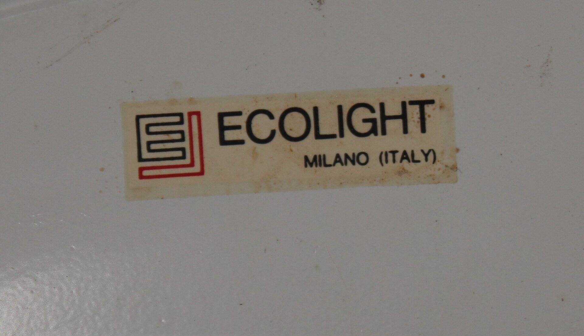Vintage White Ceiling Light from Eco Light, Italy