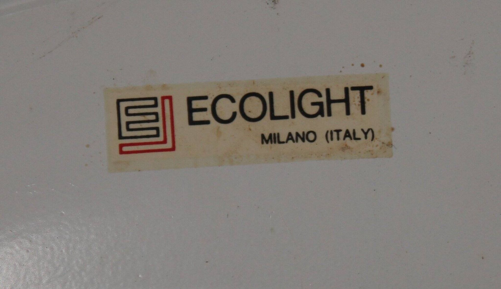 Vintage White Ceiling Light from Eco Light, Italy