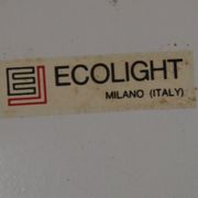 Vintage White Ceiling Light from Eco Light, Italy