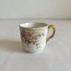 Polychrome iron earth coffee cup KG Lunéville