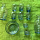 Vintage 1930s glass doll's dinette