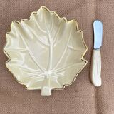 Poët Laval slip leaf butter dish