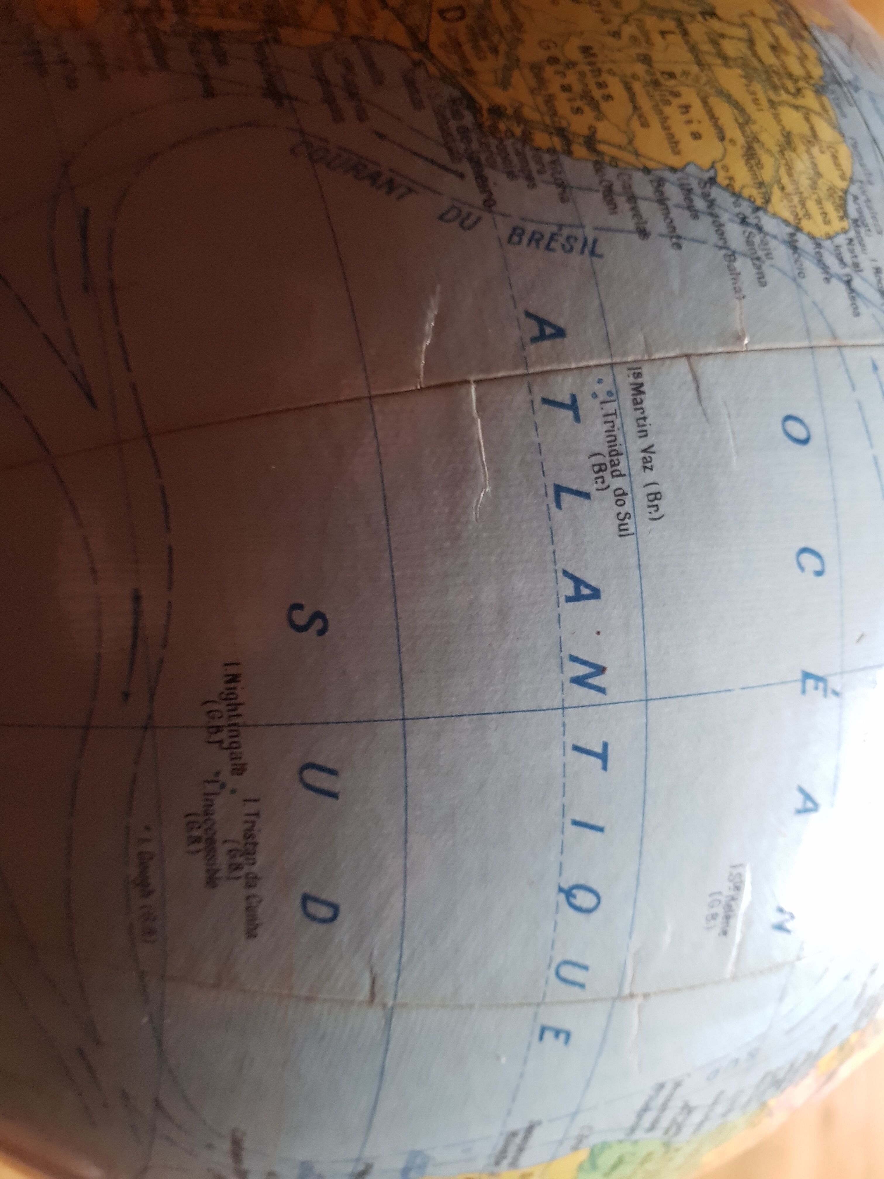 Globe Terrestre "Girard et Barrere" Paris