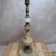 Vintage lamp base in onyx and brass