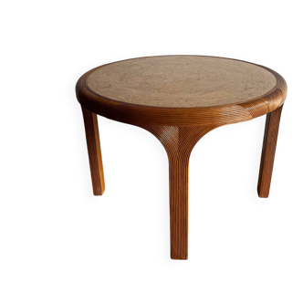 Vivai del Sud rattan travertine Dining table