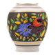 Large porcelain vase H. Becquet floral