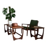 Vintage Scandinavian teak nesting coffee table Astro Victor Wilkins