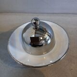 Beurrier individuel en porcelaine