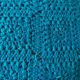 Vintage blue crochet granny blanket