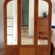 Art Nouveau Art Deco beech cabinet