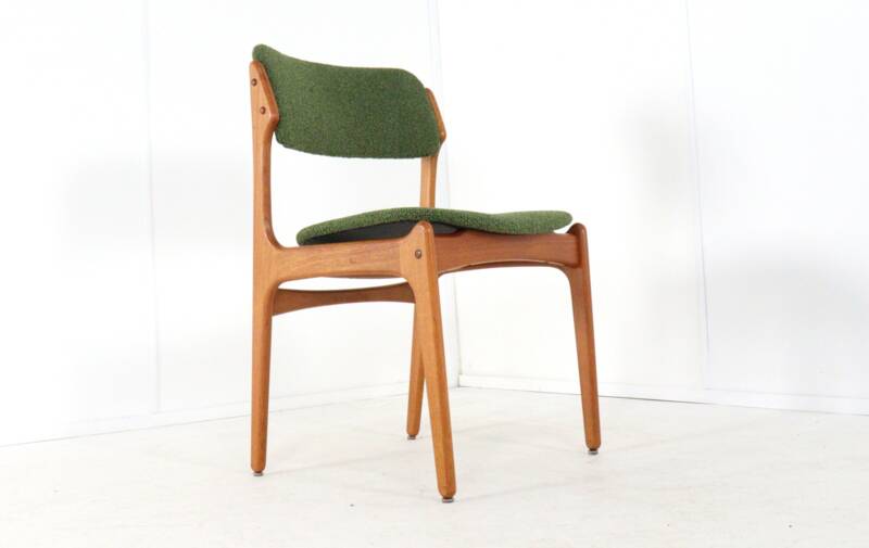 Set of 4 Erik Buch chairs for O.D. Møbler model 49 'Bur'