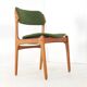 Set of 4 Erik Buch chairs for O.D. Møbler model 49 'Bur'