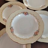 6 assiettes creuses L'Amandinoise