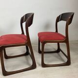 Pair of sled chairs