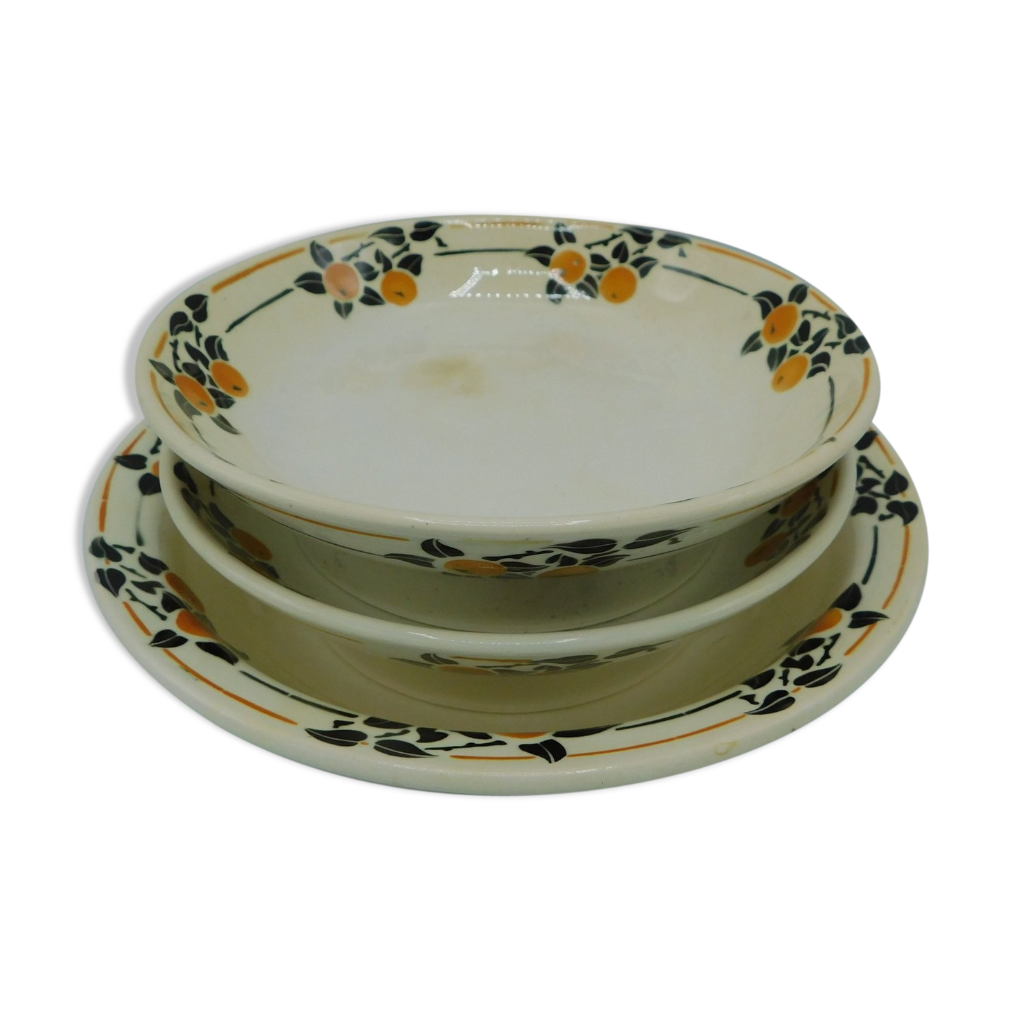 3 serving dishes - Badonviller - Madeleine