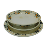 3 serving dishes - Badonviller - Madeleine