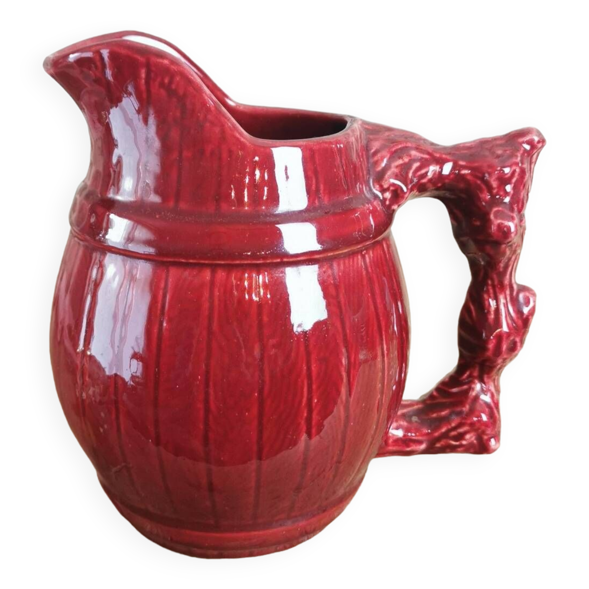 Longchamp Pitcher, Barbotine Barrel