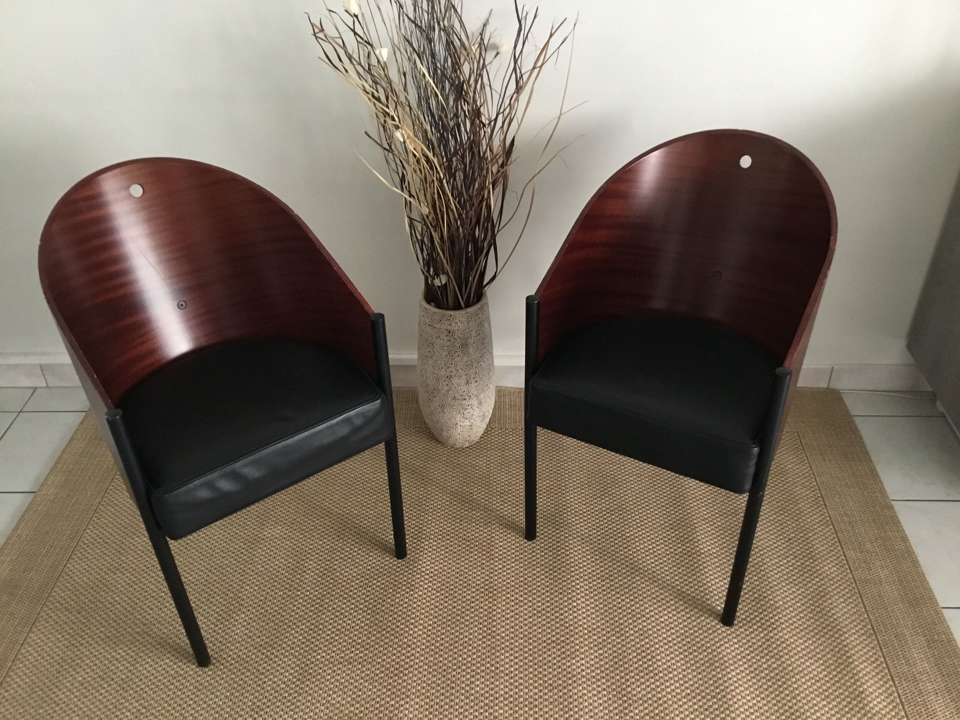 Pair of Costes chairs by Philippe Starck
