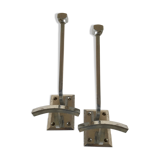 Pair of chrome coatrack 60