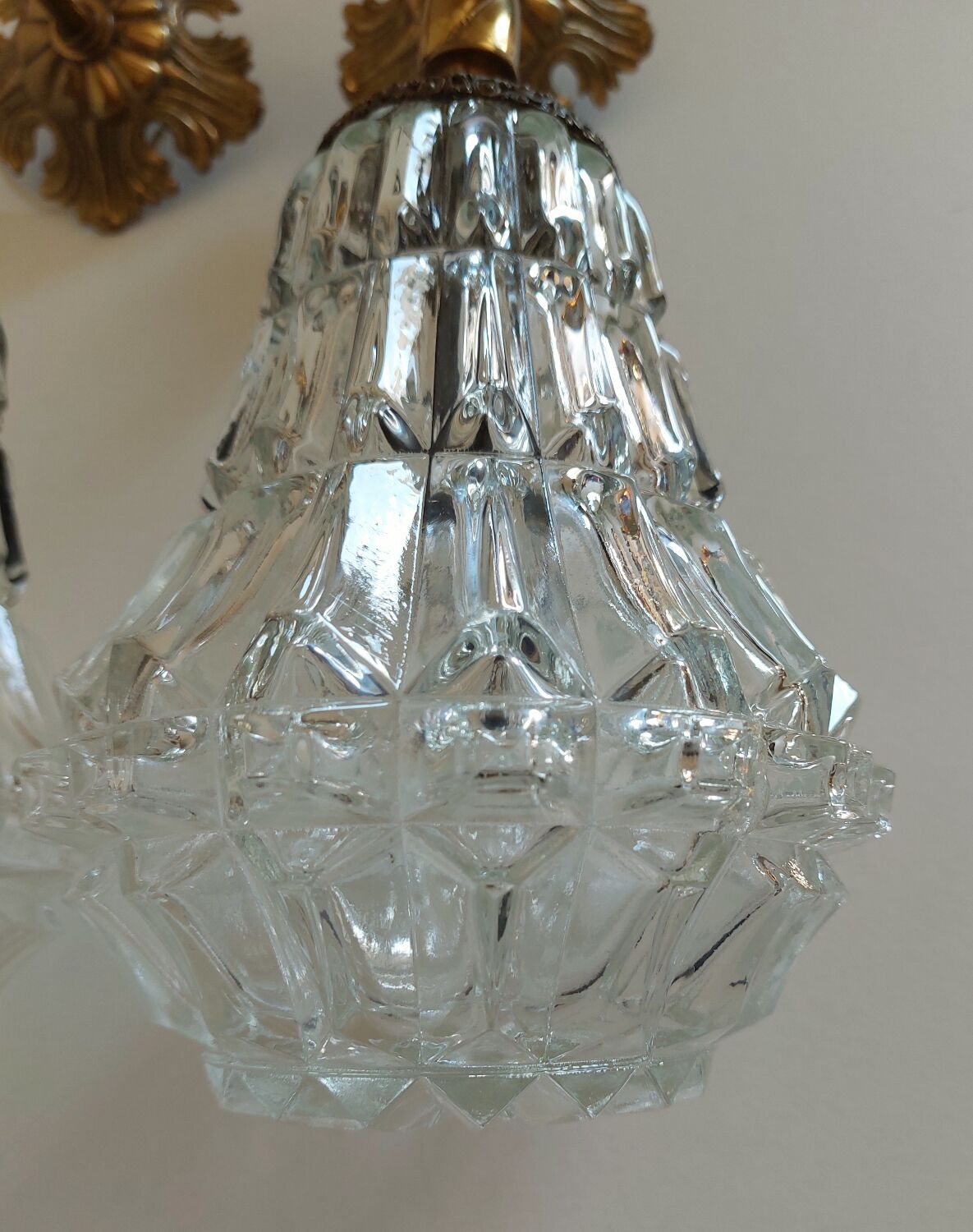 Pair of vintage sconces 50s